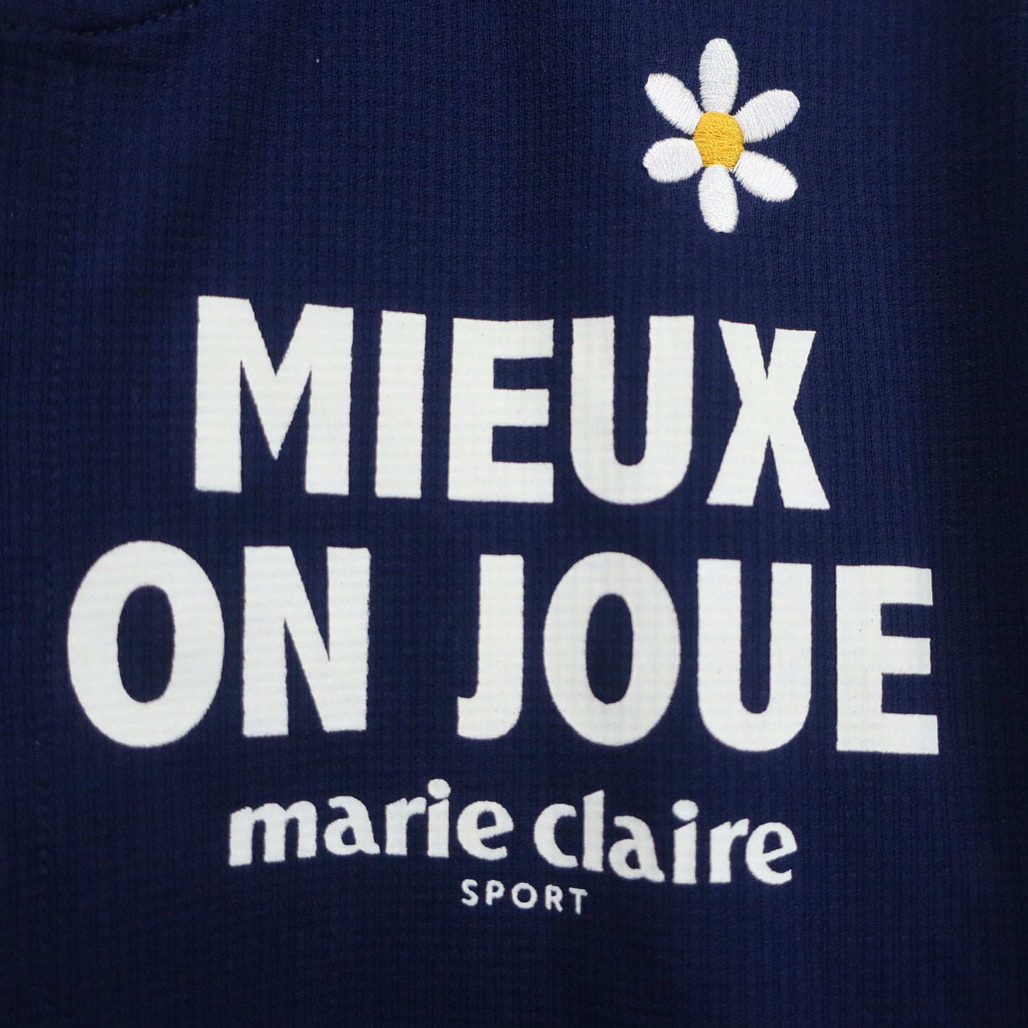 marie claire sport(マリ・クレール・スポーツ) パーカー ネイビー レディース LL A