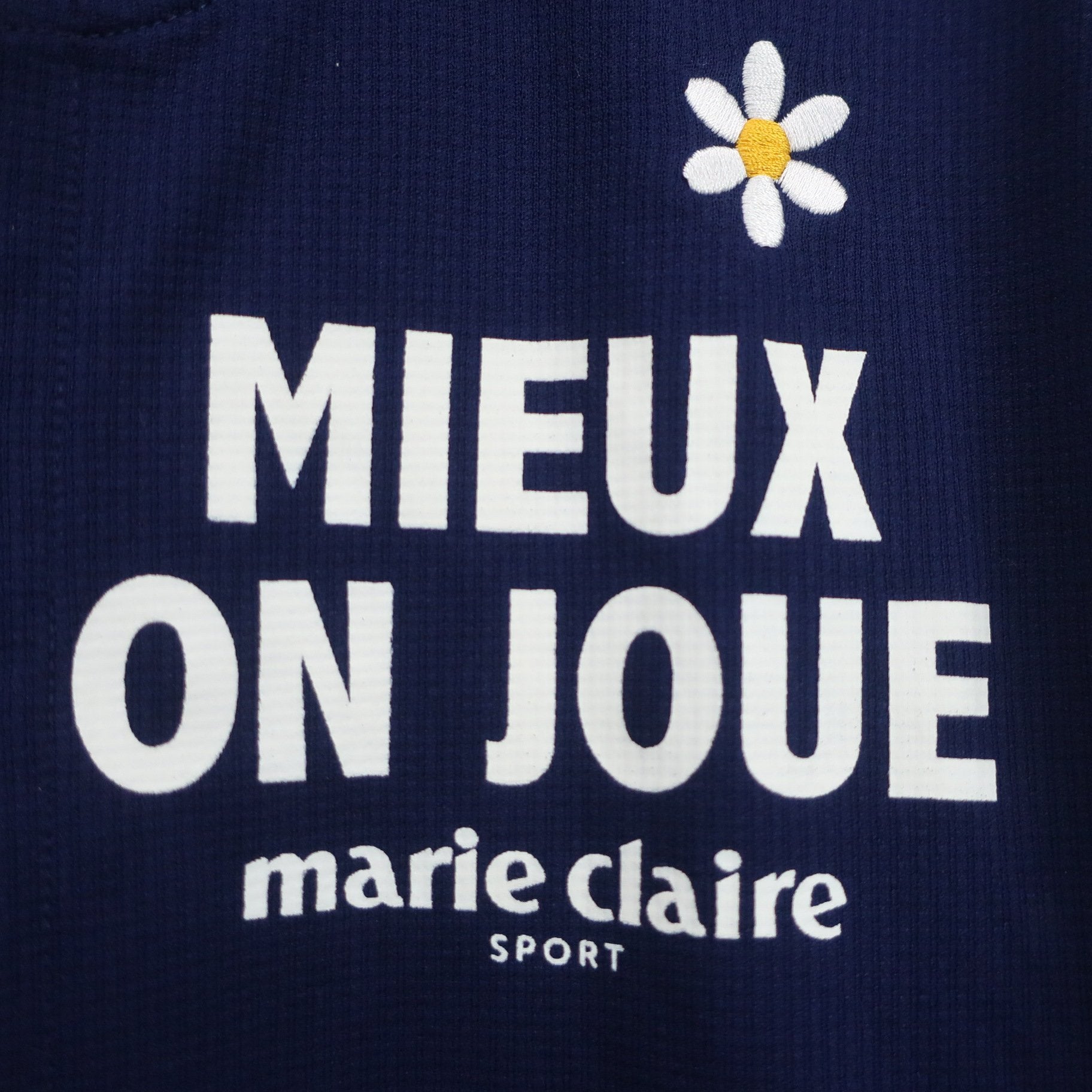 marie claire sport(マリ・クレール・スポーツ) パーカー ネイビー レディース LL A