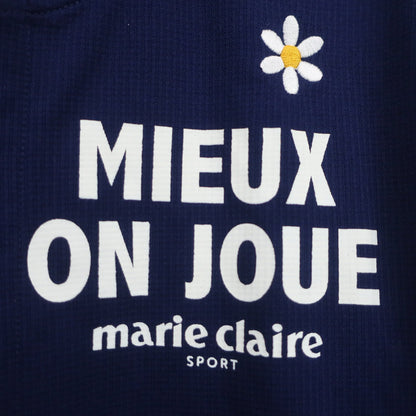 marie claire sport(マリ・クレール・スポーツ) パーカー ネイビー レディース LL A