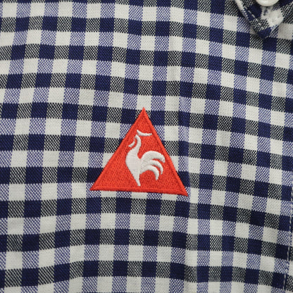 le coq sportif(ルコックスポルティフ) 長袖シャツ 青白チェック レディース LL N