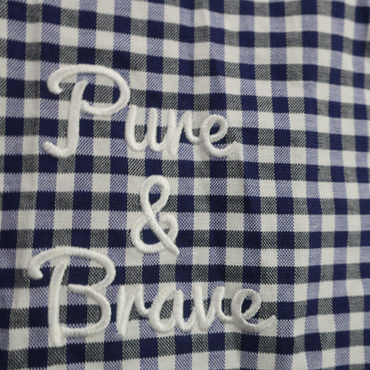 le coq sportif(ルコックスポルティフ) 長袖シャツ 青白チェック レディース LL N