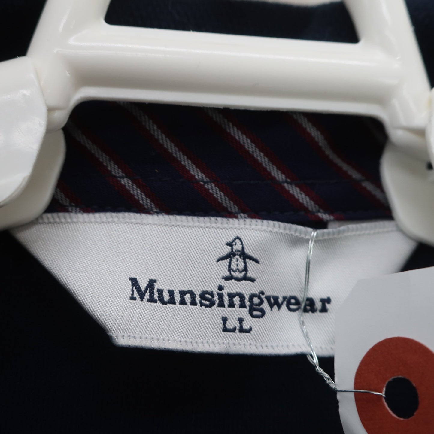 Munsingwear(マンシングウェア) 長袖ポロシャツ ネイビー レディース LL B