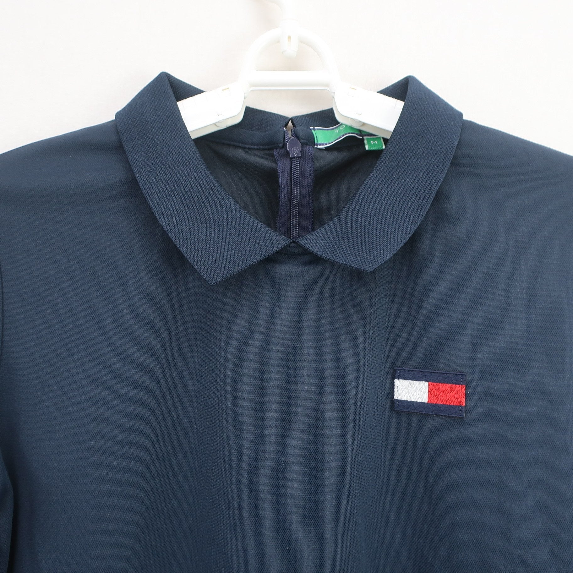 TOMMY HILFIGER GOLF(トミーヒルフィガーゴルフ) 長袖ポロシャツ ネイビー レディース M N