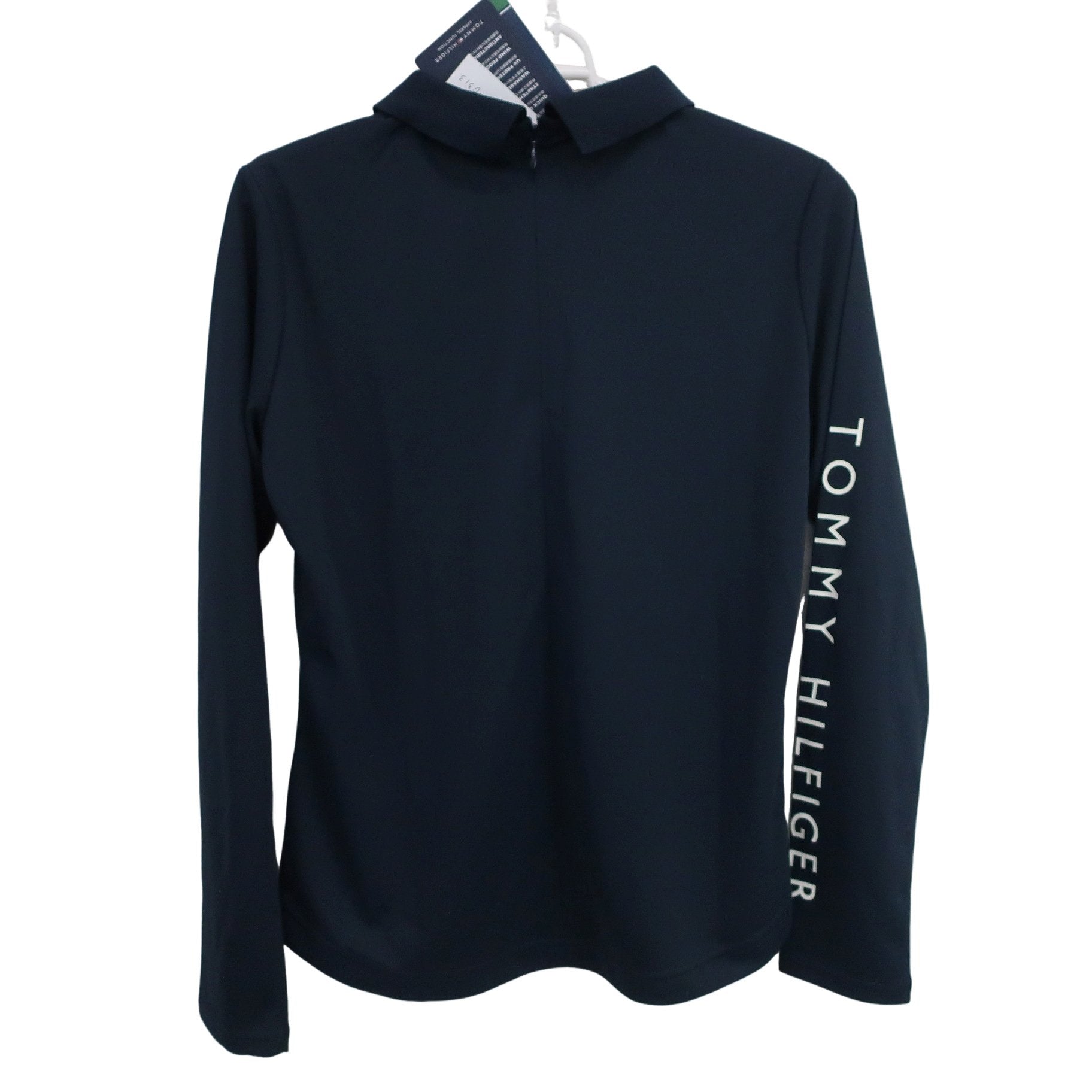 TOMMY HILFIGER GOLF(トミーヒルフィガーゴルフ) 長袖ポロシャツ ネイビー レディース M N
