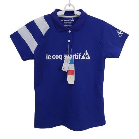 le coq sportif(ルコックスポルティフ) ポロシャツ 青 レディース L N