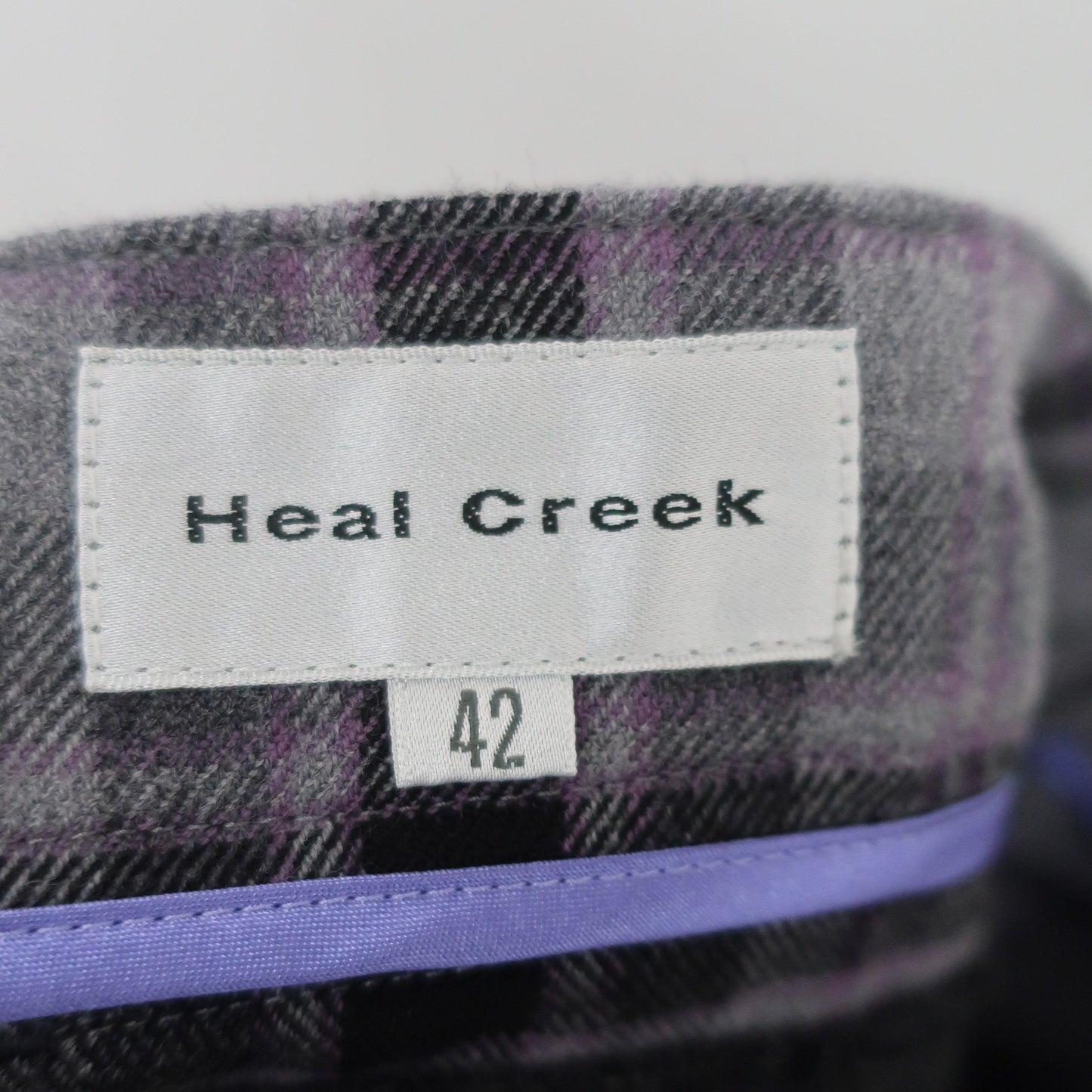 Heal Creek(ヒールクリーク) スカート グレーチェック レディース 42 A
