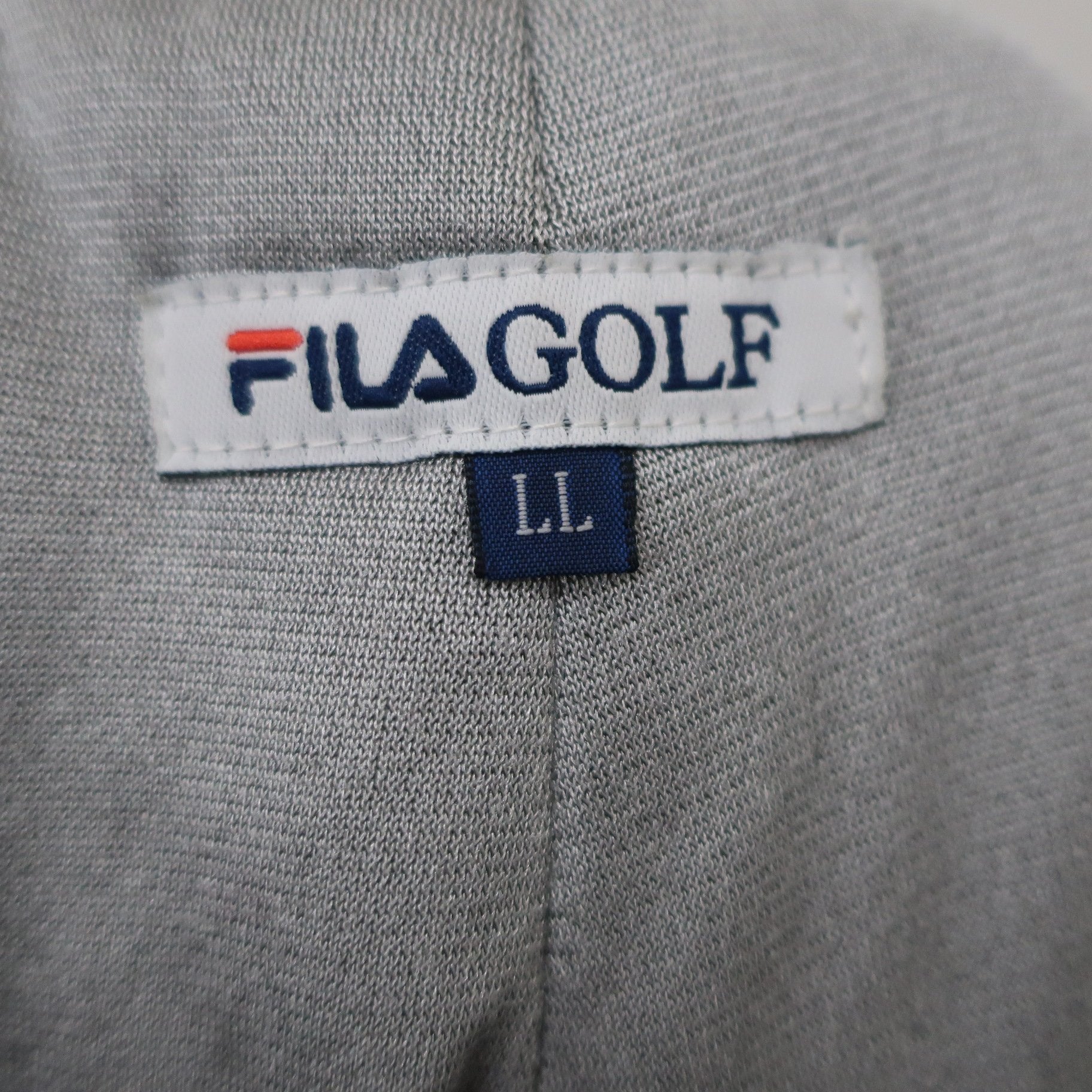 FILA GOLF(フィラゴルフ) ナイロンパンツ 白黒チェック レディース LL B