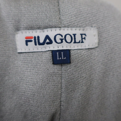 FILA GOLF(フィラゴルフ) ナイロンパンツ 白黒チェック レディース LL B