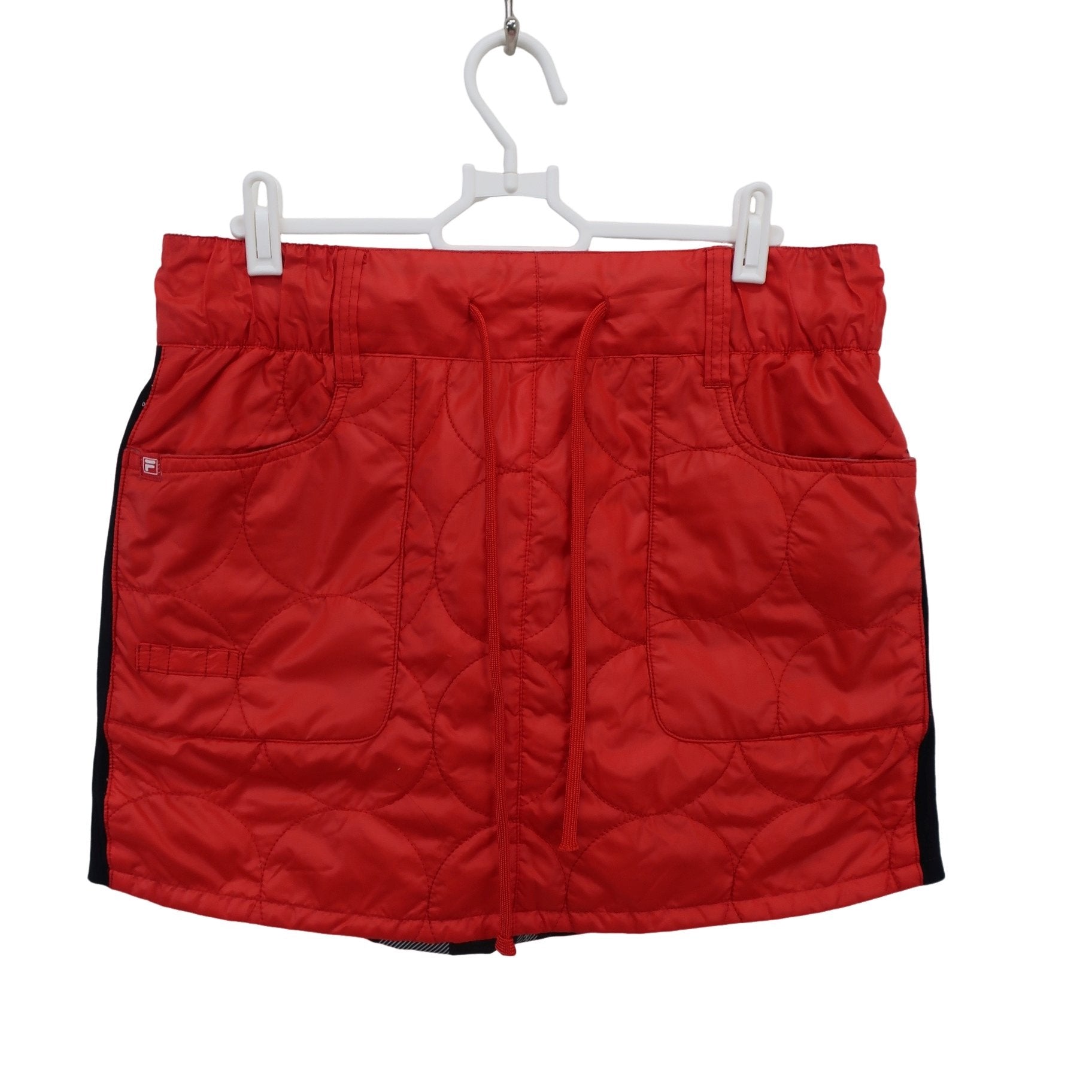 FILA GOLF(フィラゴルフ) ナイロンスカート 白黒チェック レディース L A