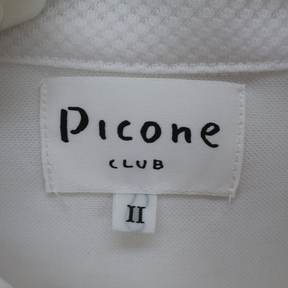 PICONE CLUB(ピコネクラブ) ハーフジップシャツ 白 レディース 2 A