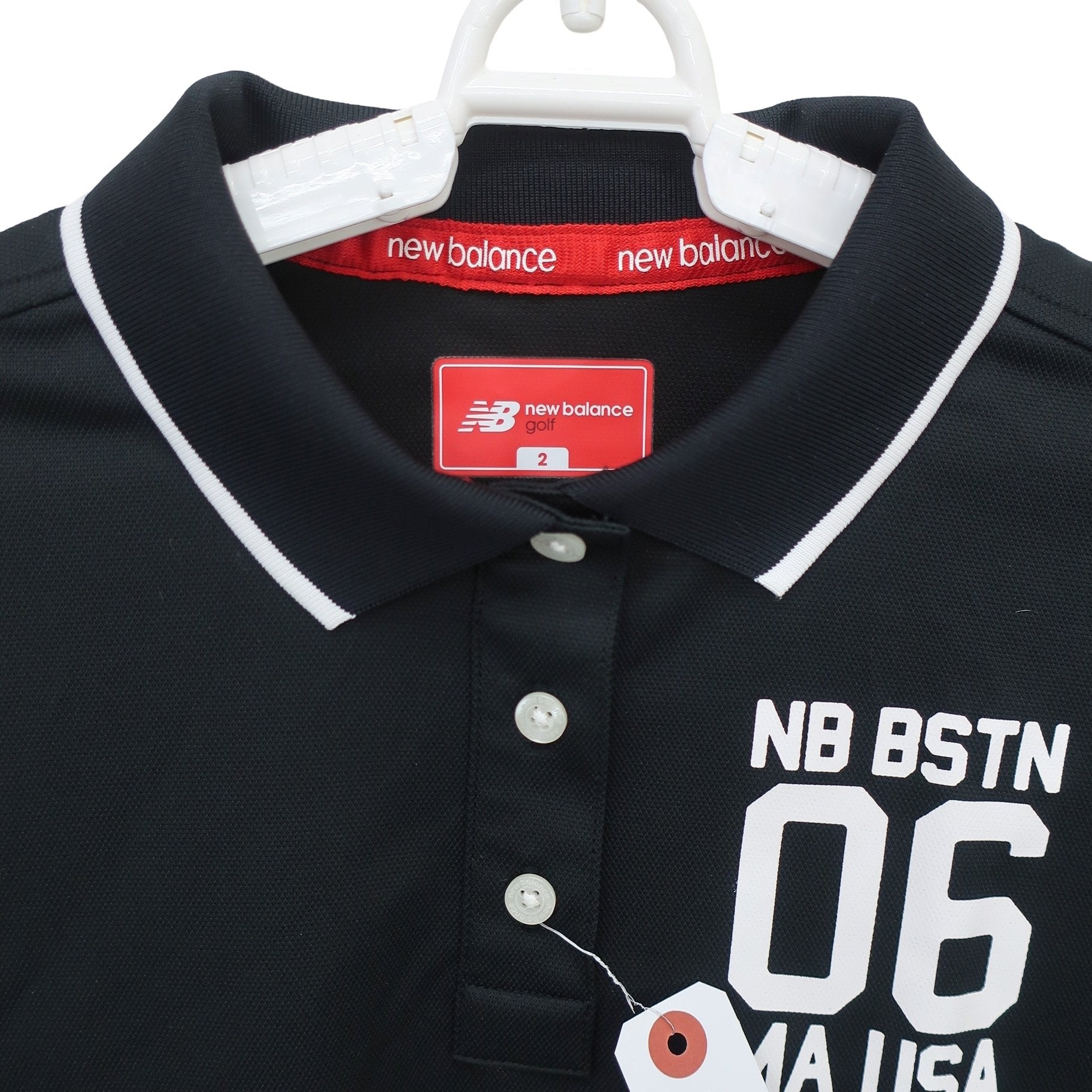New Balance golf(ニューバランスゴルフ) ポロシャツ 黒 レディース 2 012-0160603 A