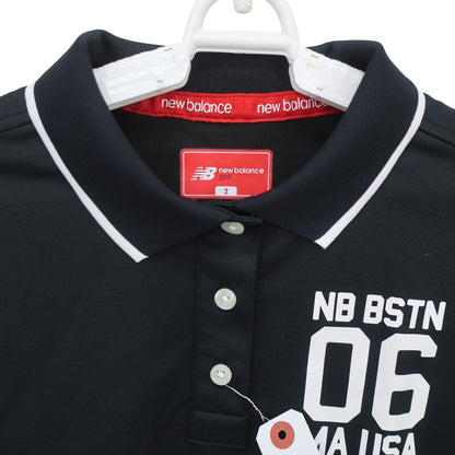 New Balance golf(ニューバランスゴルフ) ポロシャツ 黒 レディース 2 012-0160603 A