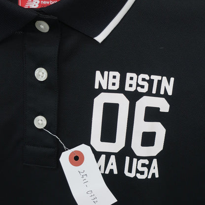 New Balance golf(ニューバランスゴルフ) ポロシャツ 黒 レディース 2 012-0160603 A