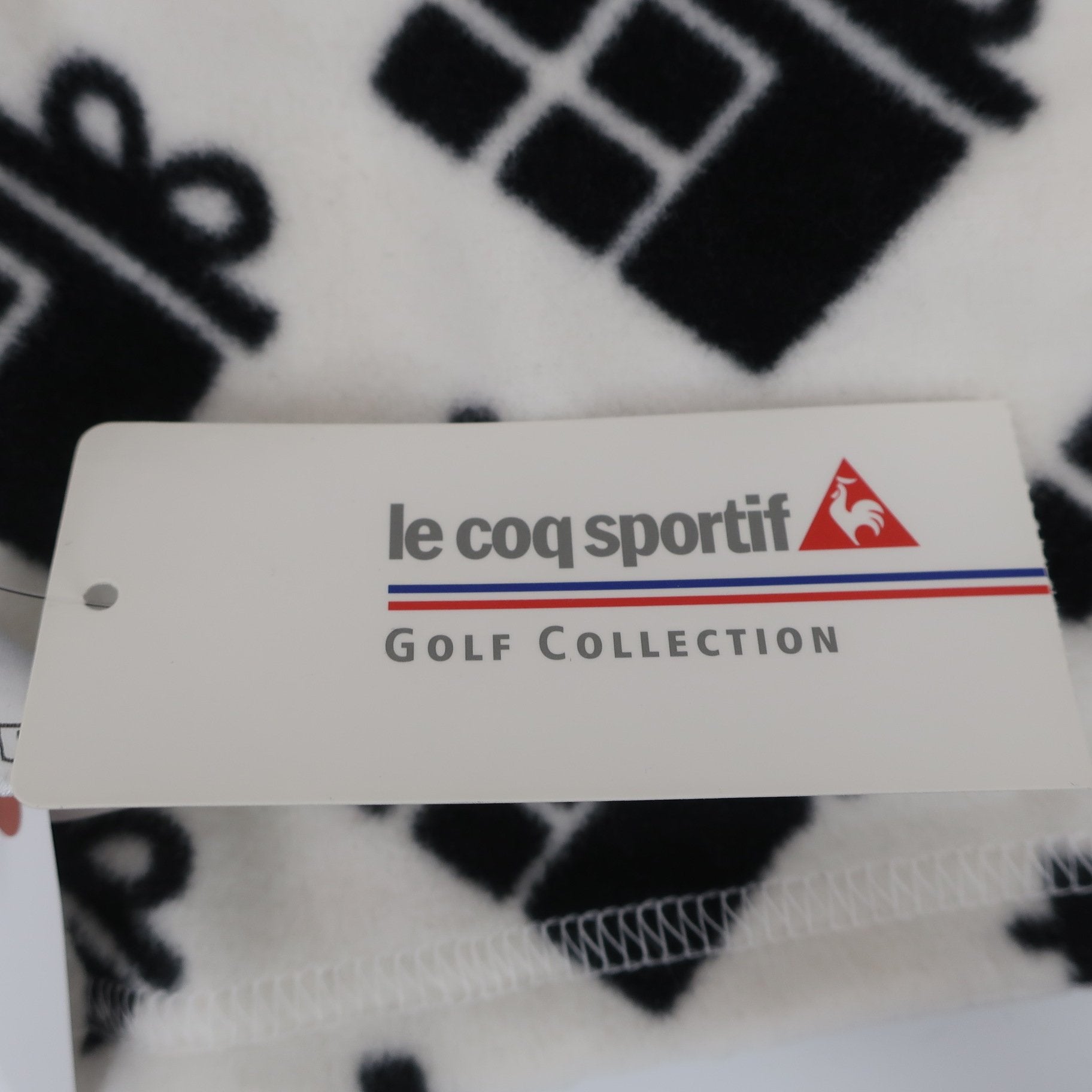 le coq sportif(ルコックスポルティフ) ネックウォーマー 白黒 レディース フリーサイズ N