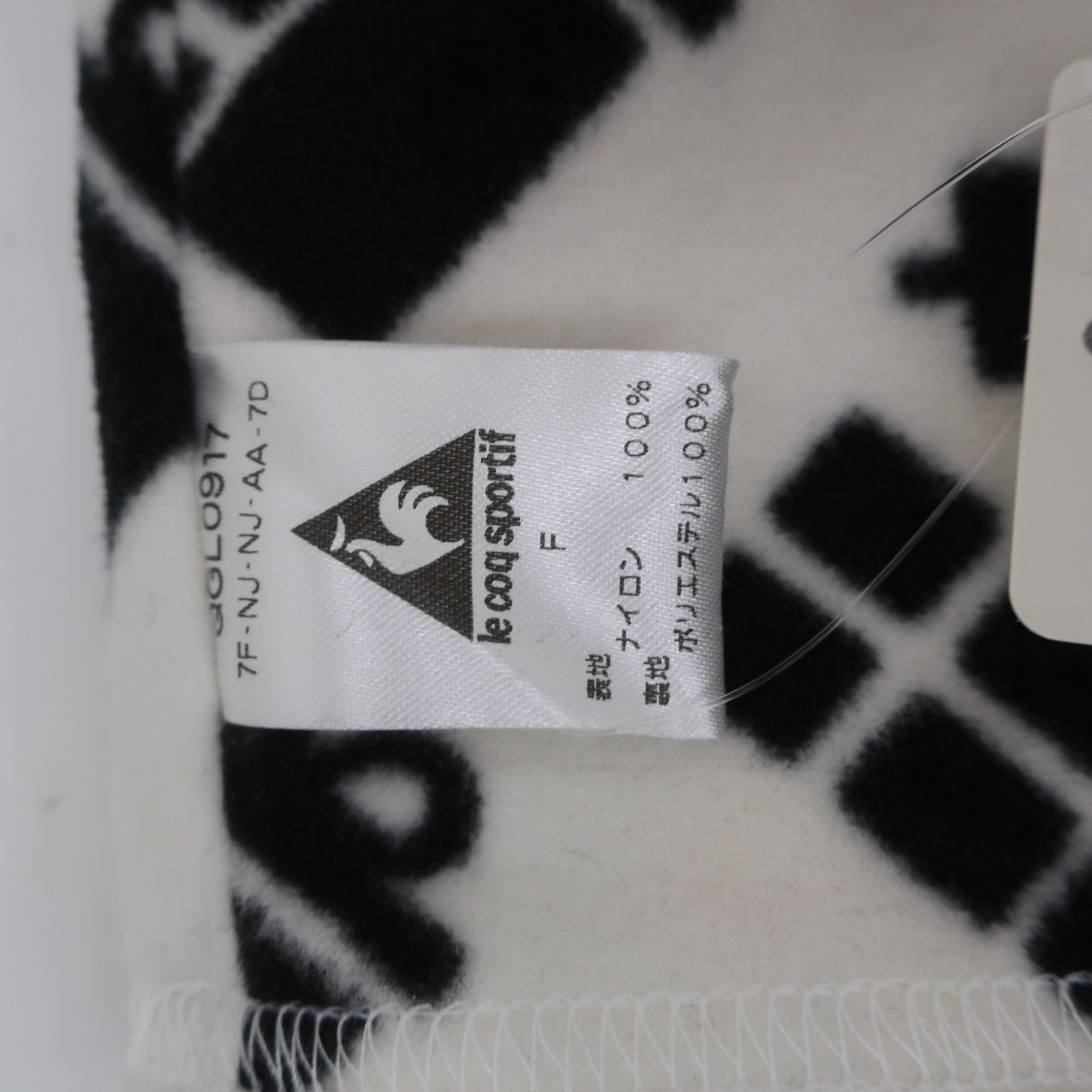 le coq sportif(ルコックスポルティフ) ネックウォーマー 白黒 レディース フリーサイズ N