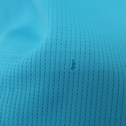 M.U SPORTS(エムユースポーツ) ハーフジップポロシャツ 水色 レディース 44 B