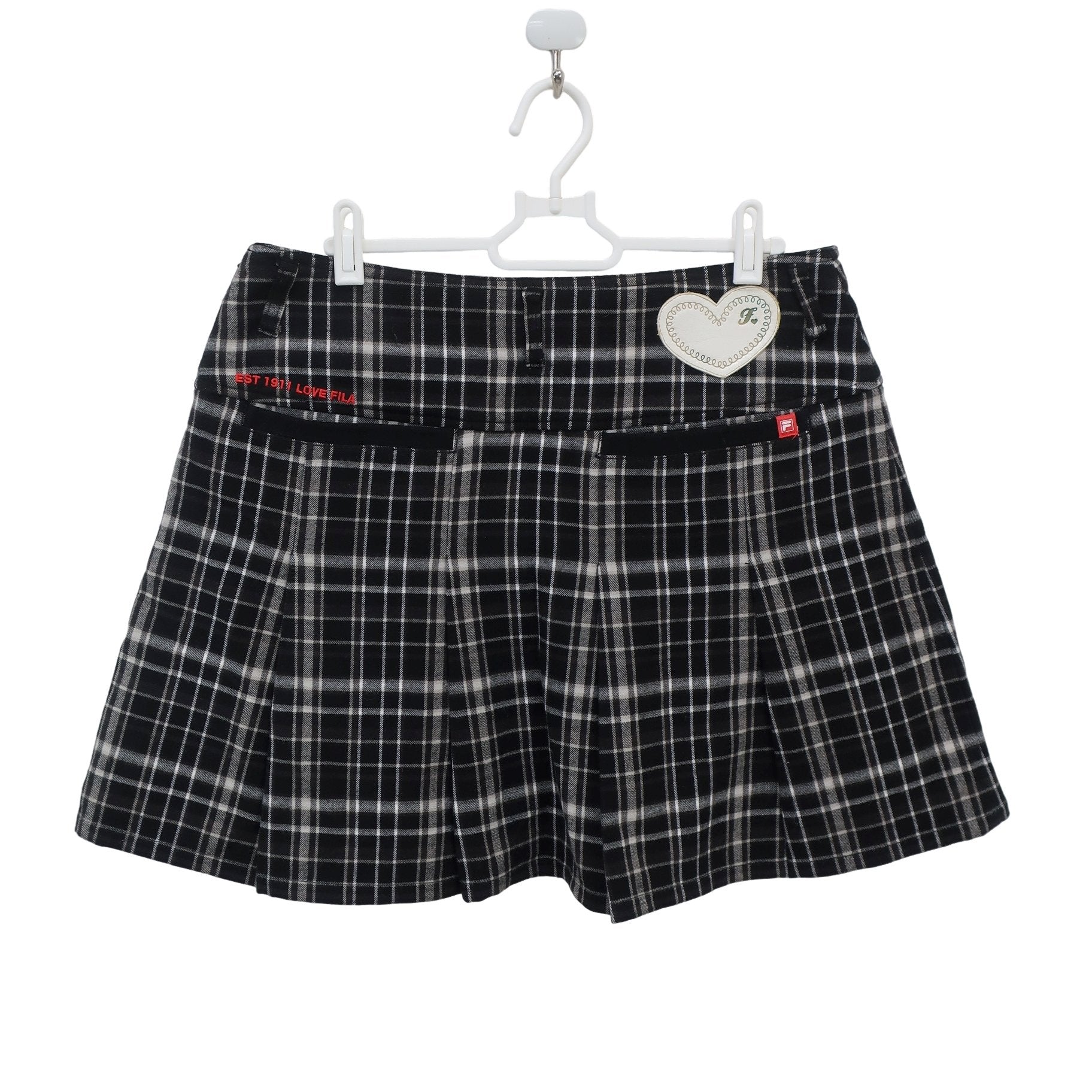 FILA GOLF(フィラゴルフ) スカート 黒チェック レディース LL B