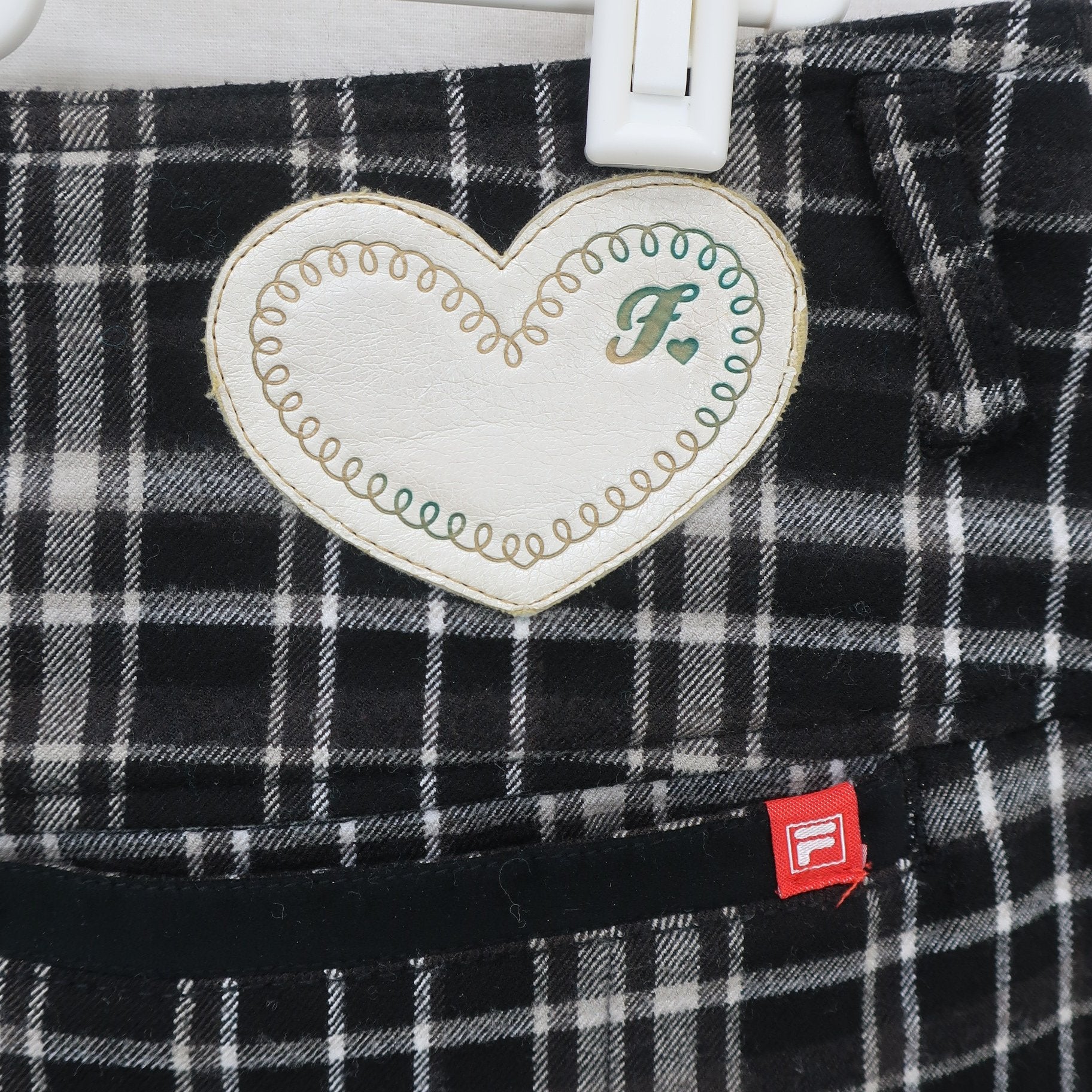 FILA GOLF(フィラゴルフ) スカート 黒チェック レディース LL B