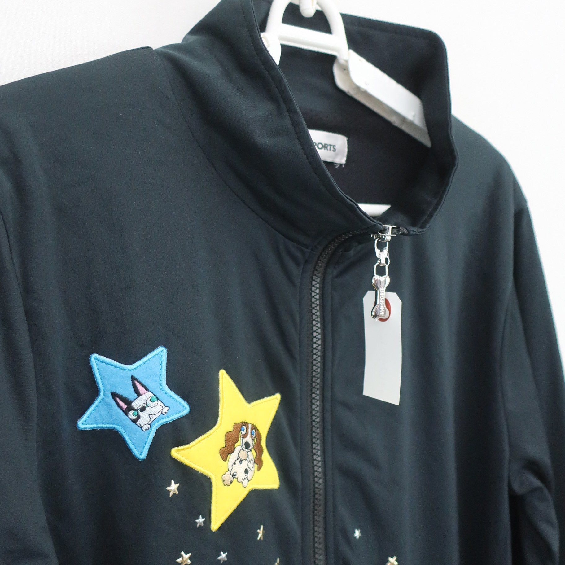 M.U SPORTS(エムユースポーツ) ブルゾン 黒 レディース 44 A
