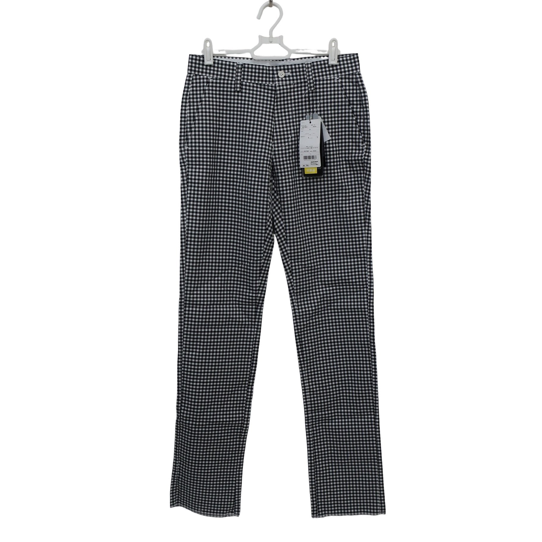 adidas(アディダス) パンツ 白黒チェック レディース 73 N