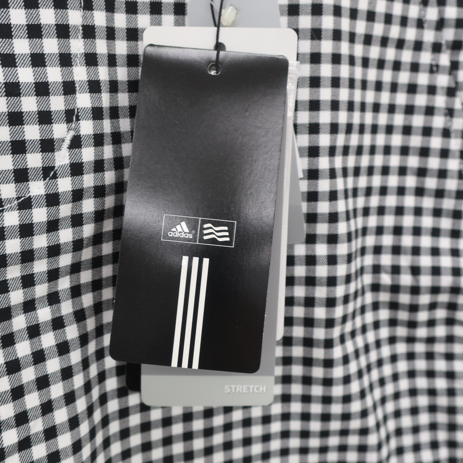 adidas(アディダス) パンツ 白黒チェック レディース 73 N