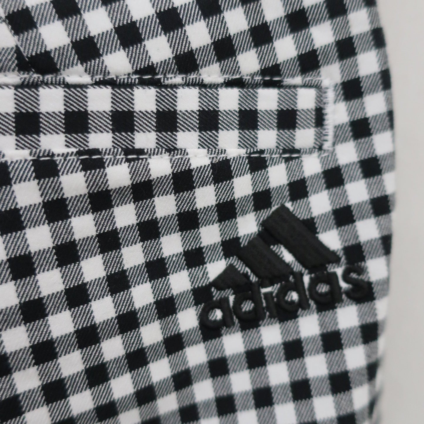 adidas(アディダス) パンツ 白黒チェック レディース 73 N