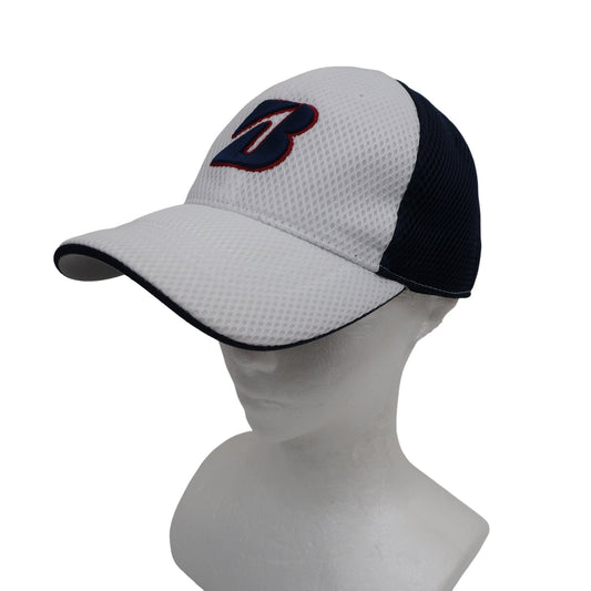 BRIDGESTONE GOLF(ブリヂストンゴルフ) キャップ 白ネイビー メンズ フリーサイズ A