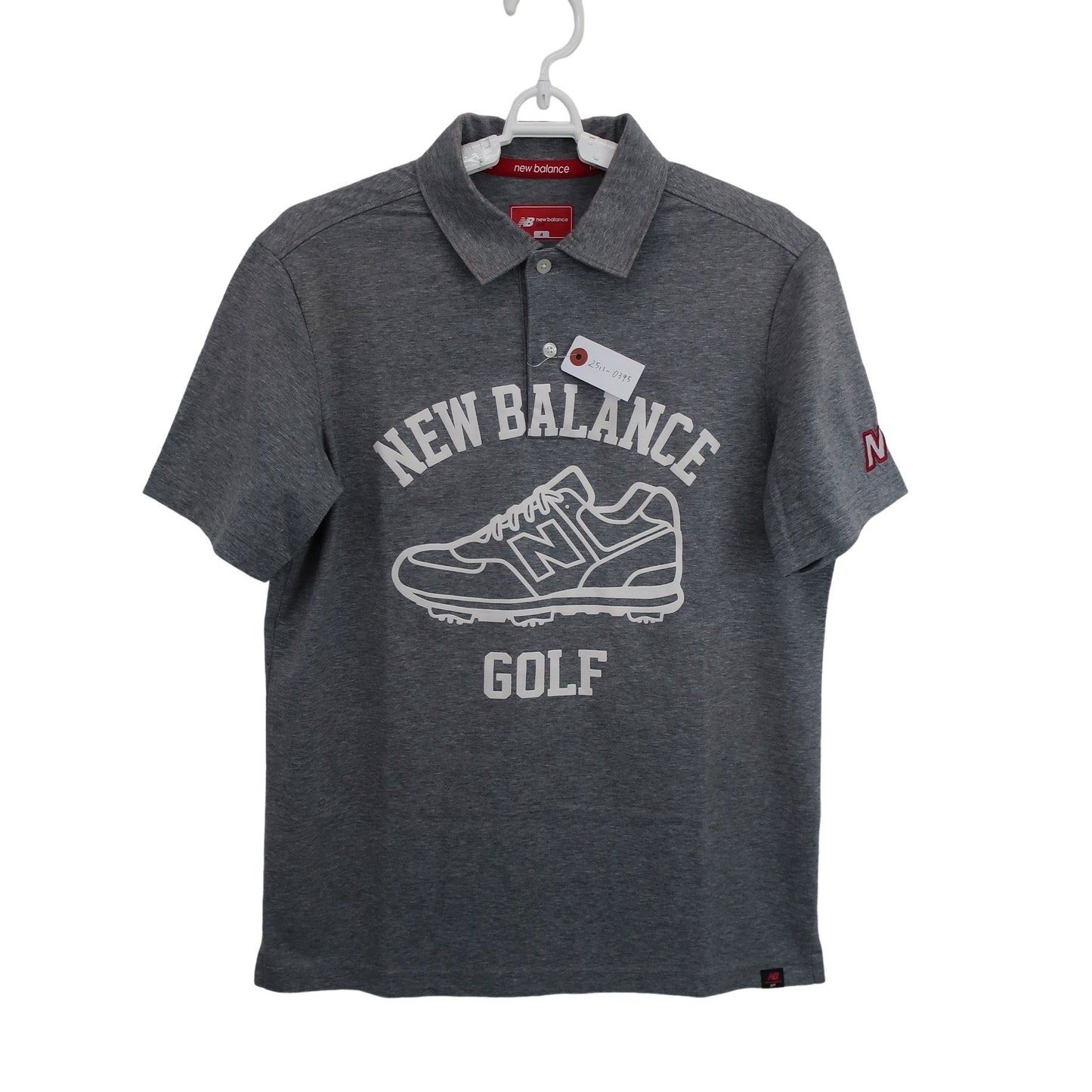 New Balance golf(ニューバランスゴルフ) ポロシャツ グレー メンズ 4 012-8168009 A