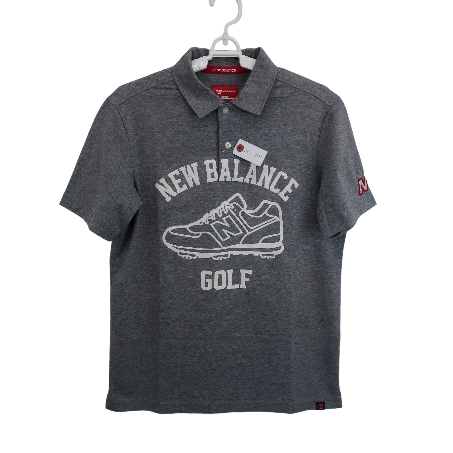 New Balance golf(ニューバランスゴルフ) ポロシャツ グレー メンズ 4 012-8168009 A