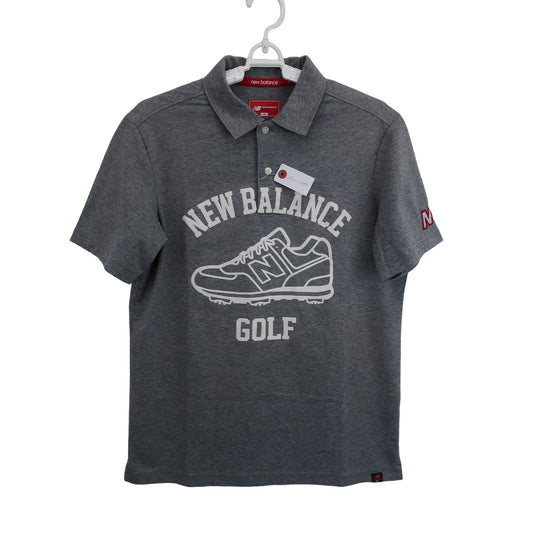 New Balance golf(ニューバランスゴルフ) ポロシャツ グレー メンズ 4 012-8168009 A