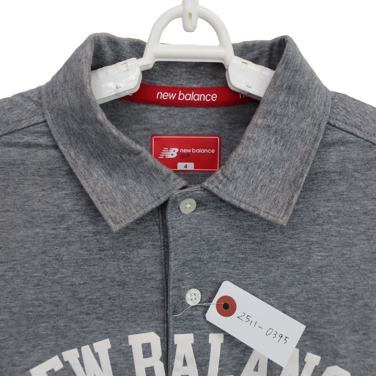 New Balance golf(ニューバランスゴルフ) ポロシャツ グレー メンズ 4 012-8168009 A