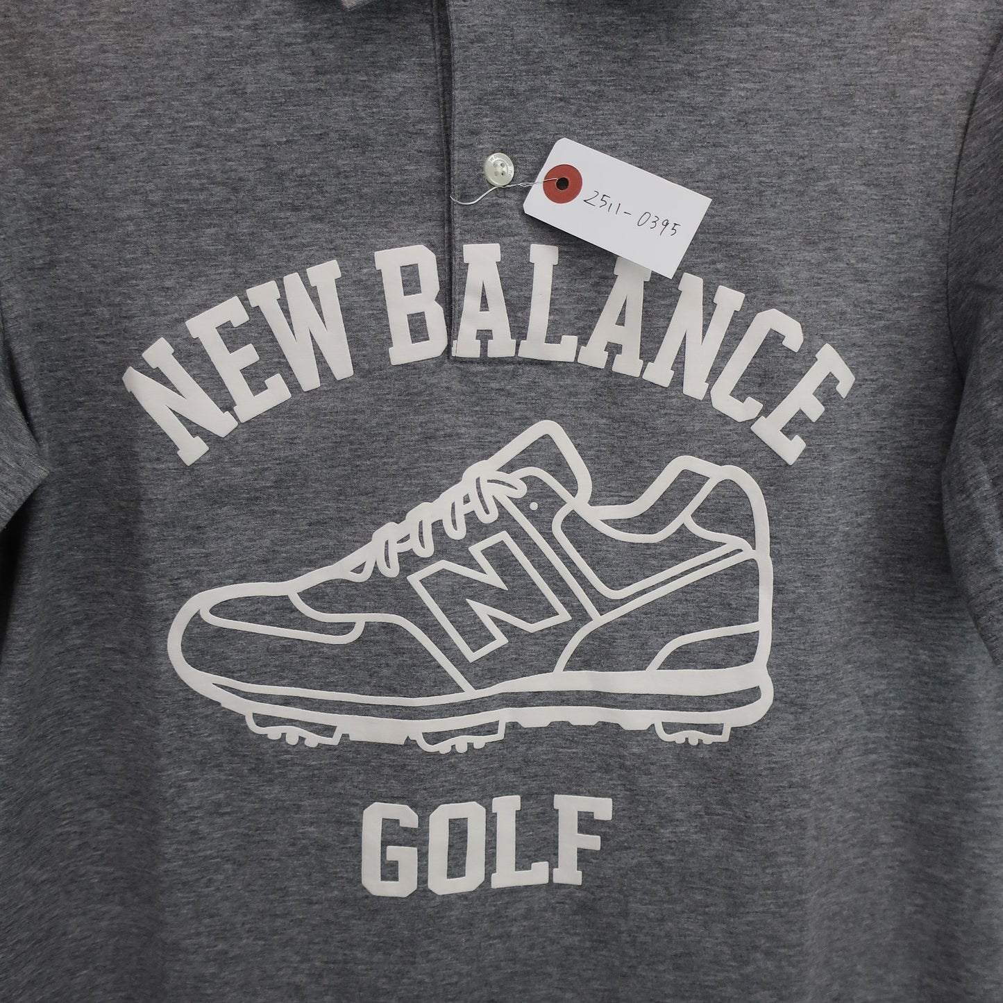New Balance golf(ニューバランスゴルフ) ポロシャツ グレー メンズ 4 012-8168009 A