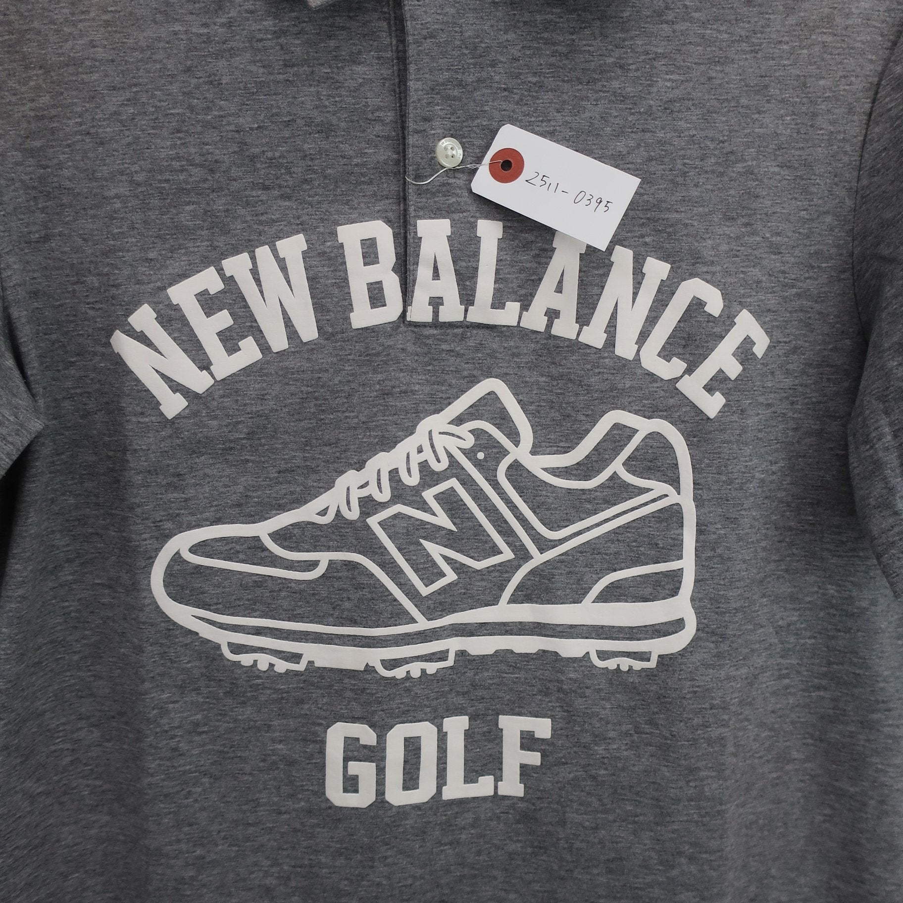 New Balance golf(ニューバランスゴルフ) ポロシャツ グレー メンズ 4 012-8168009 A