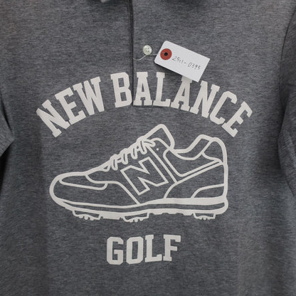 New Balance golf(ニューバランスゴルフ) ポロシャツ グレー メンズ 4 012-8168009 A