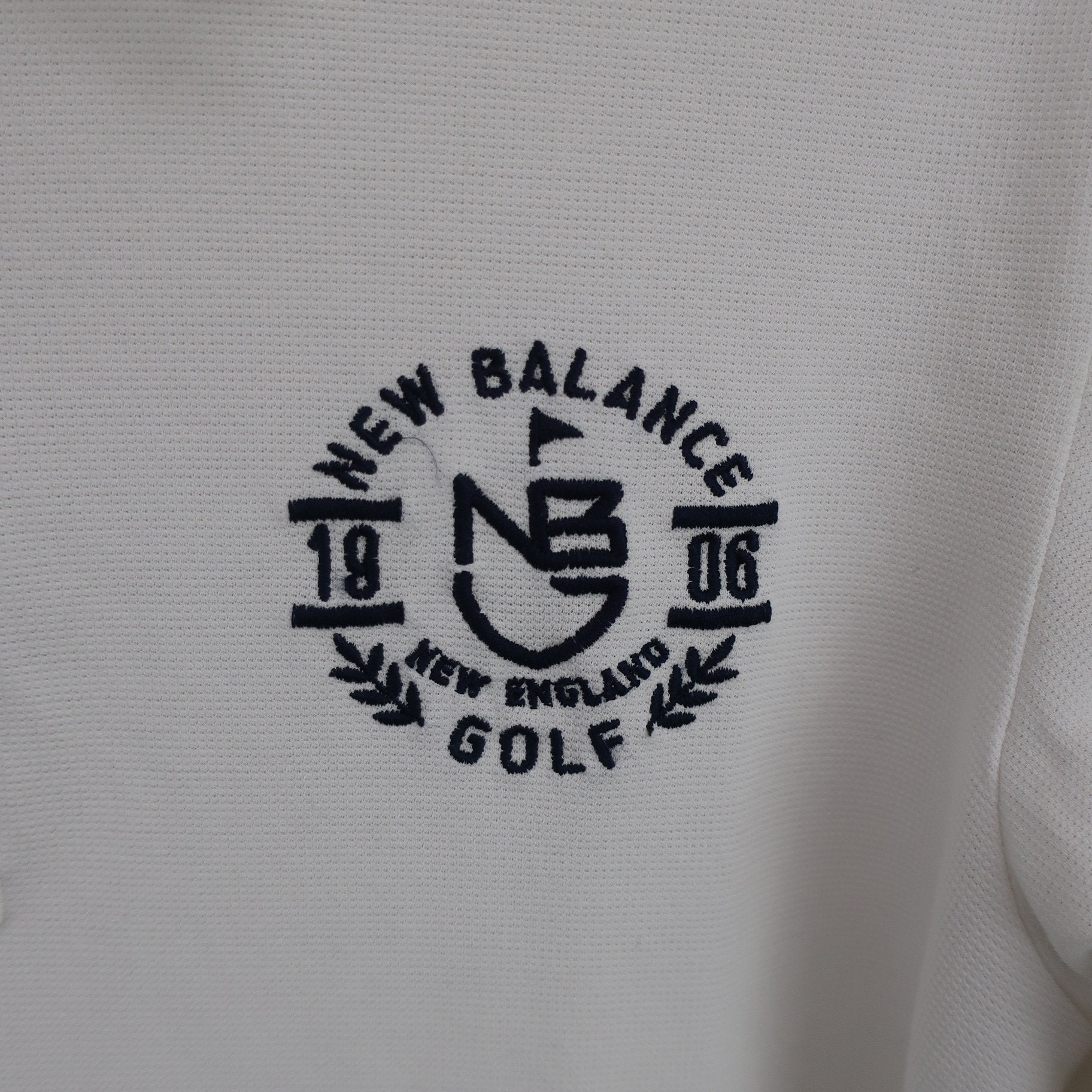 New Balance golf(ニューバランスゴルフ) ポロシャツ 白 メンズ 4 012-7168011 A