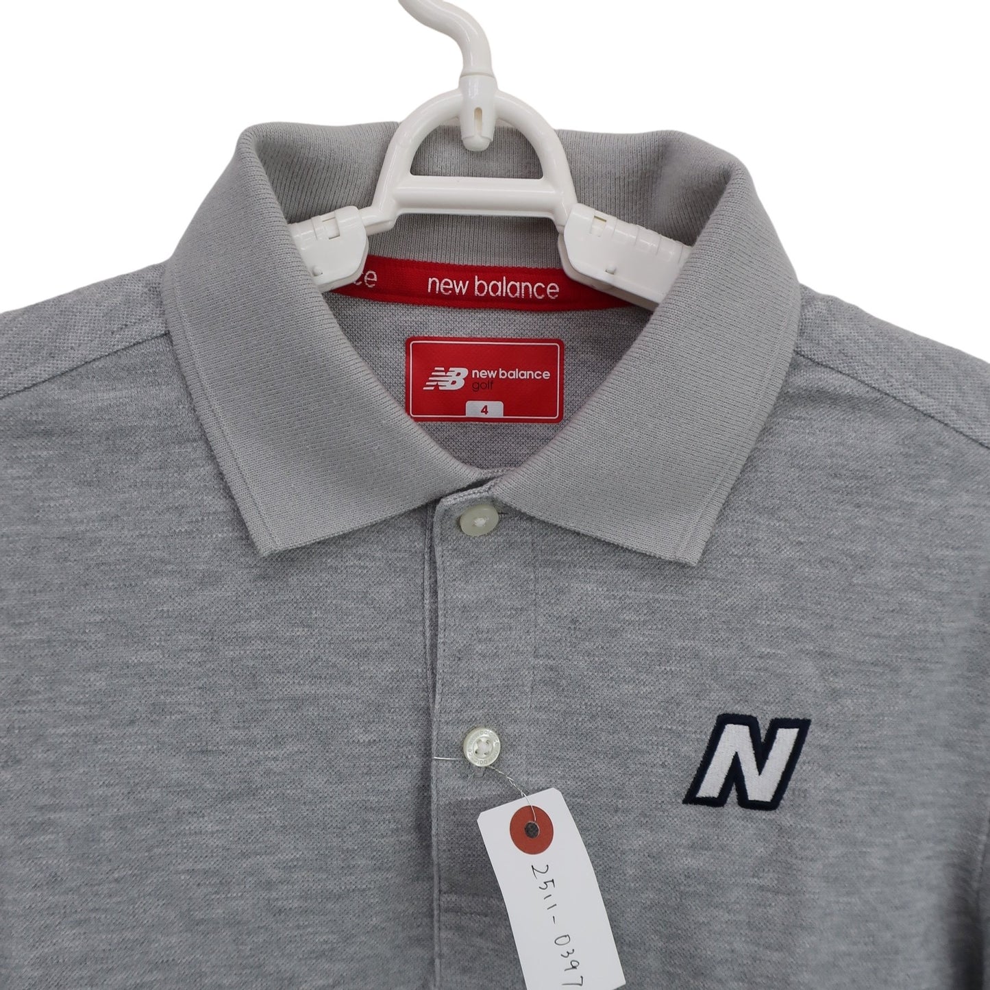 New Balance golf(ニューバランスゴルフ) ポロシャツ グレー メンズ 4 A