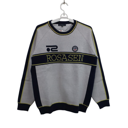 Rosasen(ロサーセン) セーター 白ネイビー メンズ 50 A