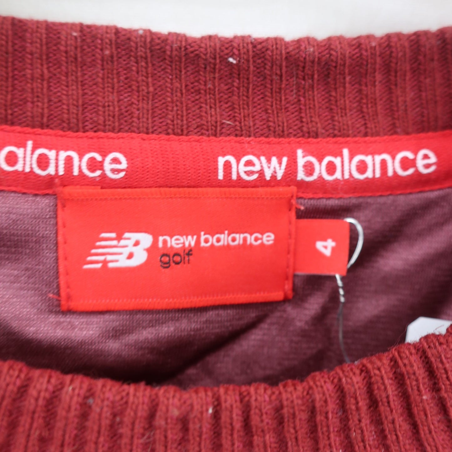 New Balance golf(ニューバランスゴルフ) ニットスニード ワインレッド メンズ 4 012-7270006 B