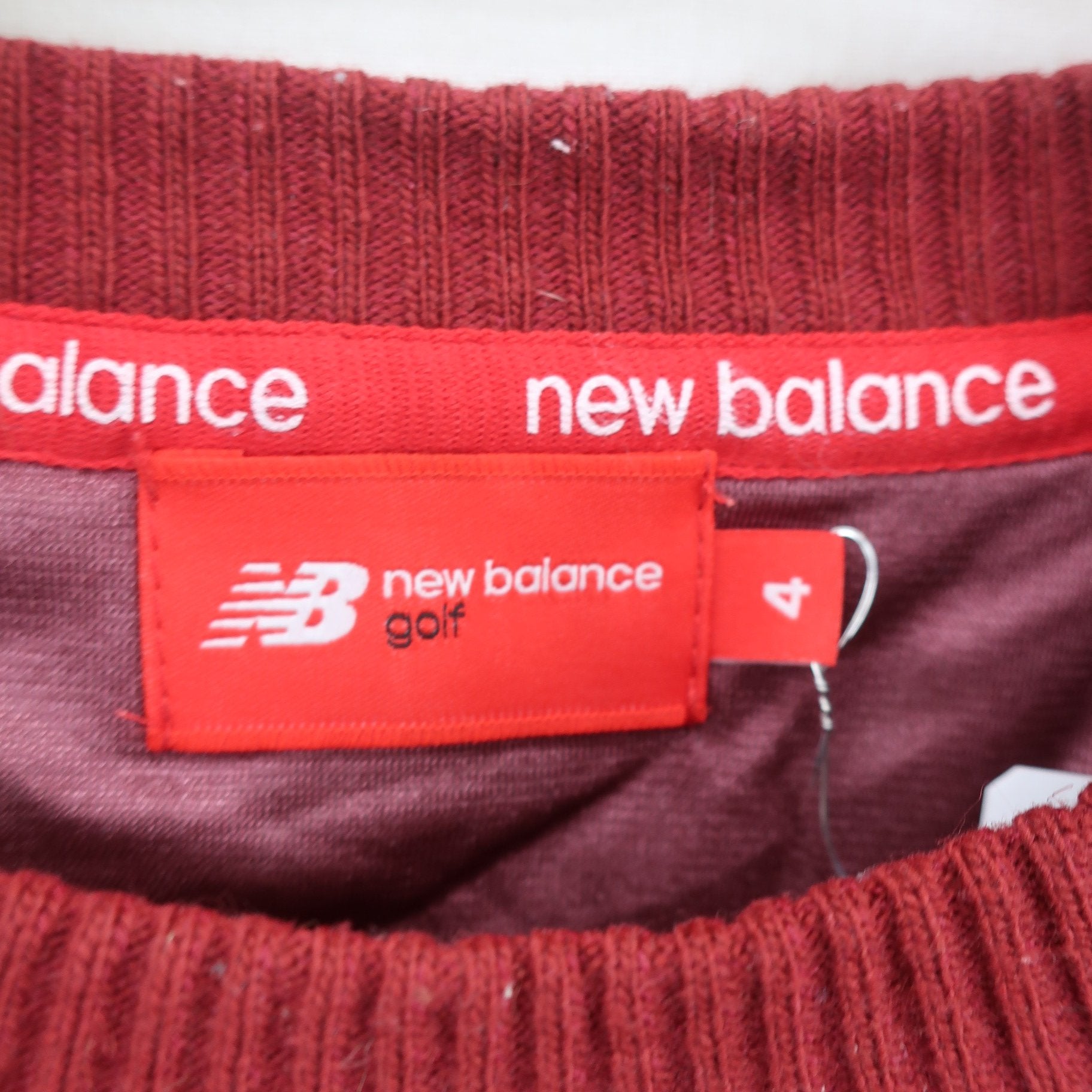 New Balance golf(ニューバランスゴルフ) ニットスニード ワインレッド メンズ 4 012-7270006 B
