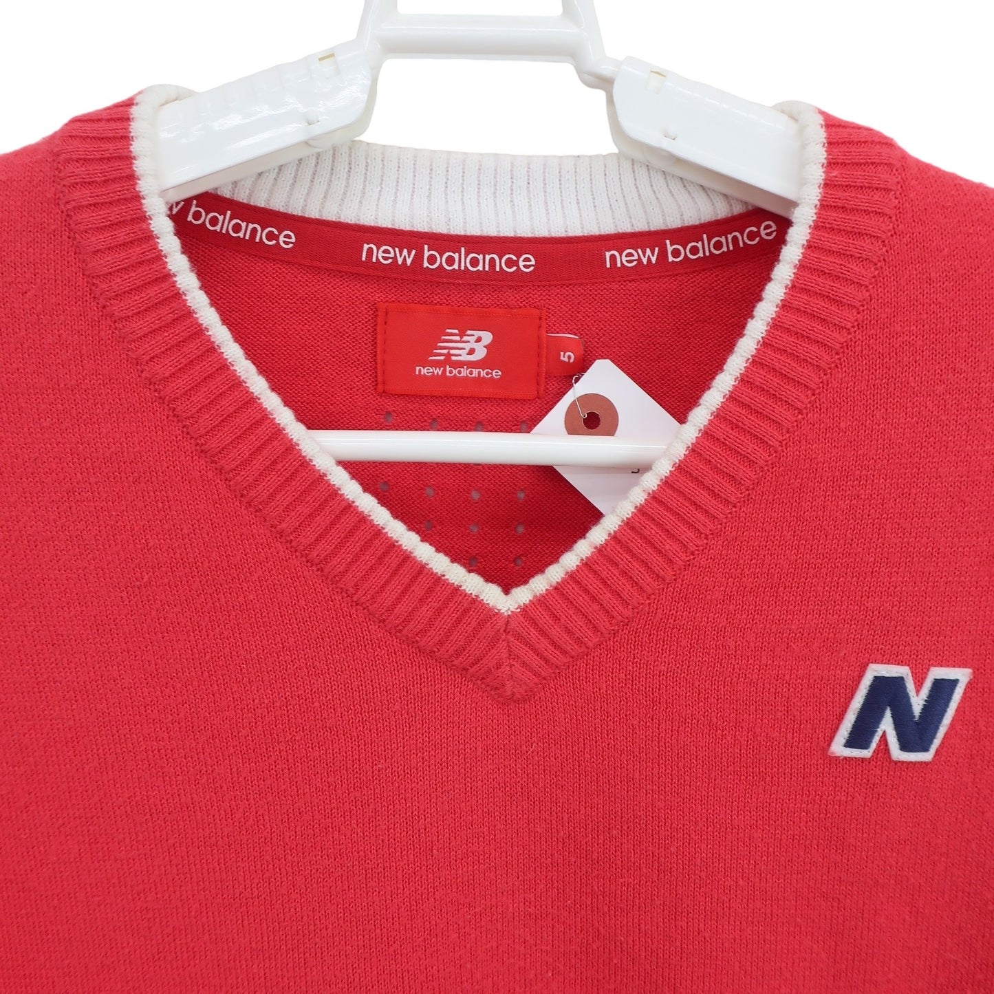 New Balance golf(ニューバランスゴルフ) セーター 赤 メンズ 5 012-7170002 B