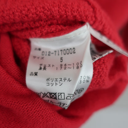 New Balance golf(ニューバランスゴルフ) セーター 赤 メンズ 5 012-7170002 B