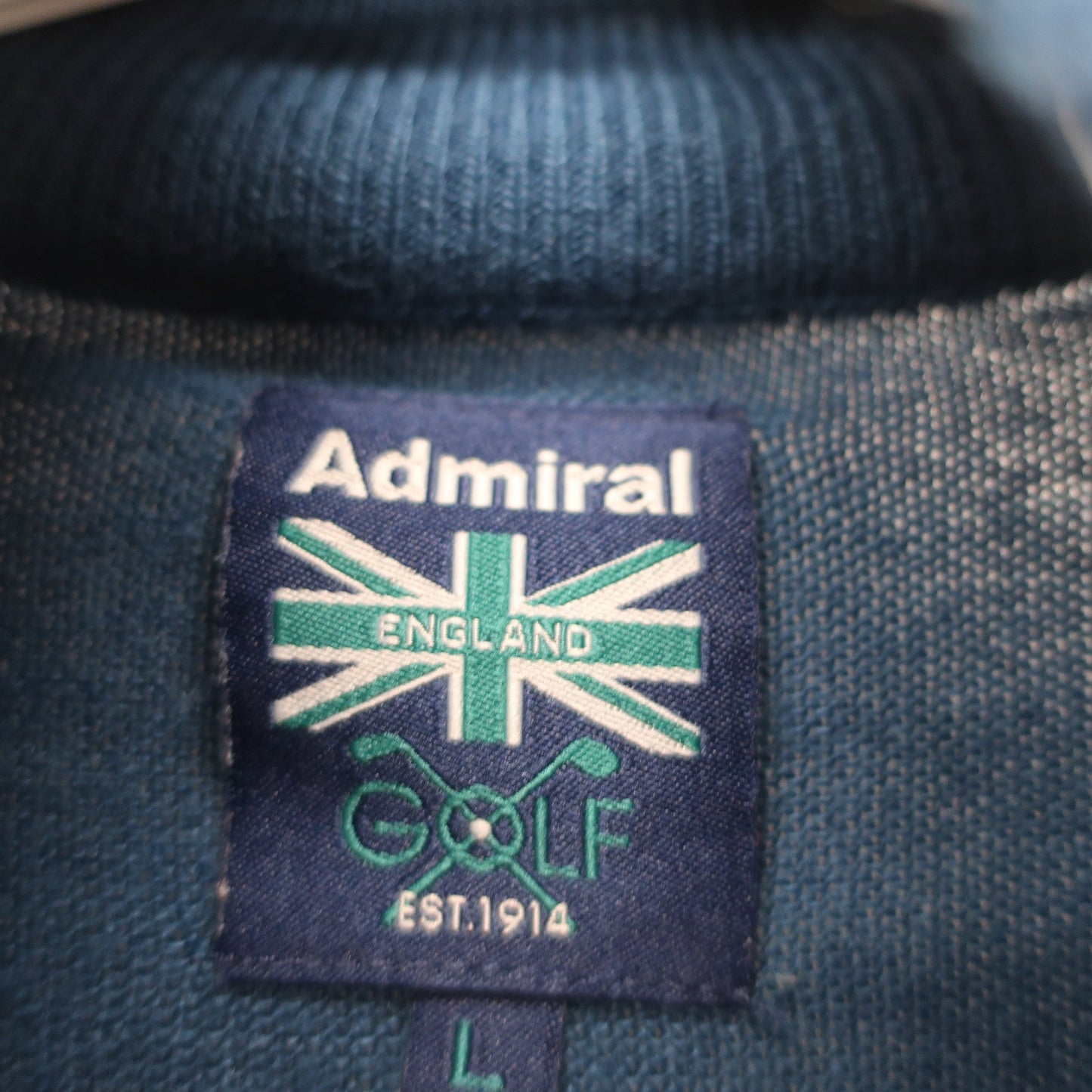 Admiral(アドミラル) ニットジップブルゾン 青 メンズ L B