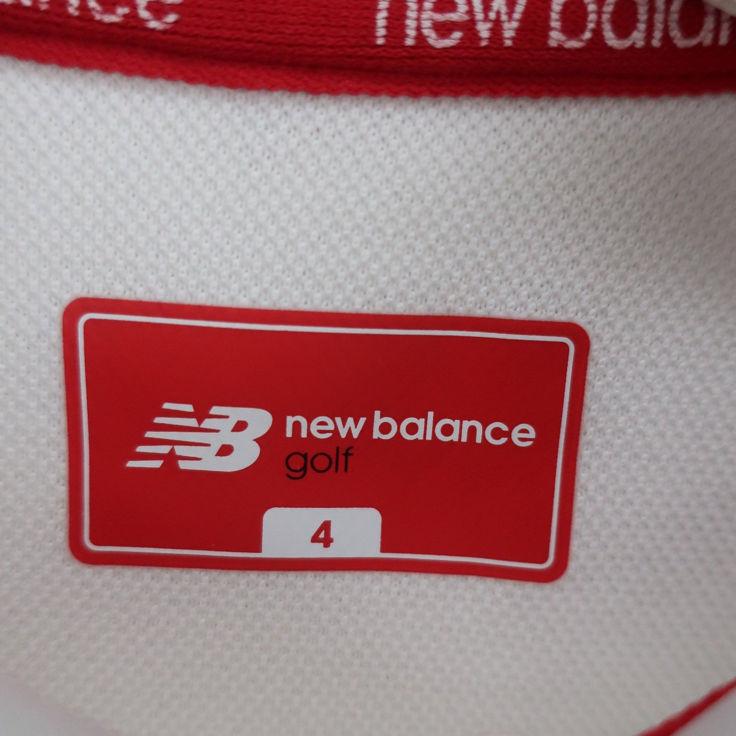 New Balance golf(ニューバランスゴルフ) ポロシャツ 白 メンズ 4 012-8160010 A