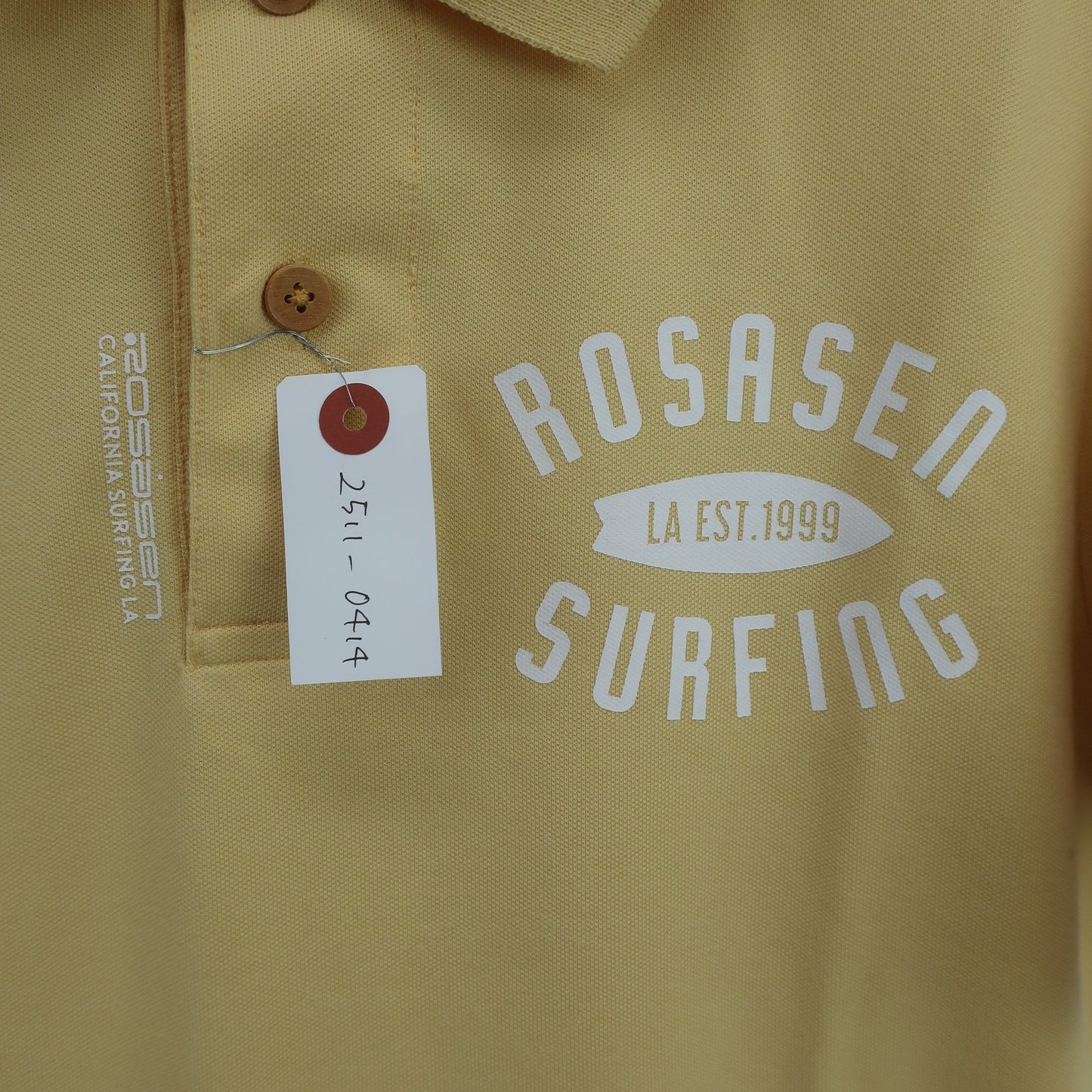 Rosasen(ロサーセン) ポロシャツ 黄色 メンズ M A