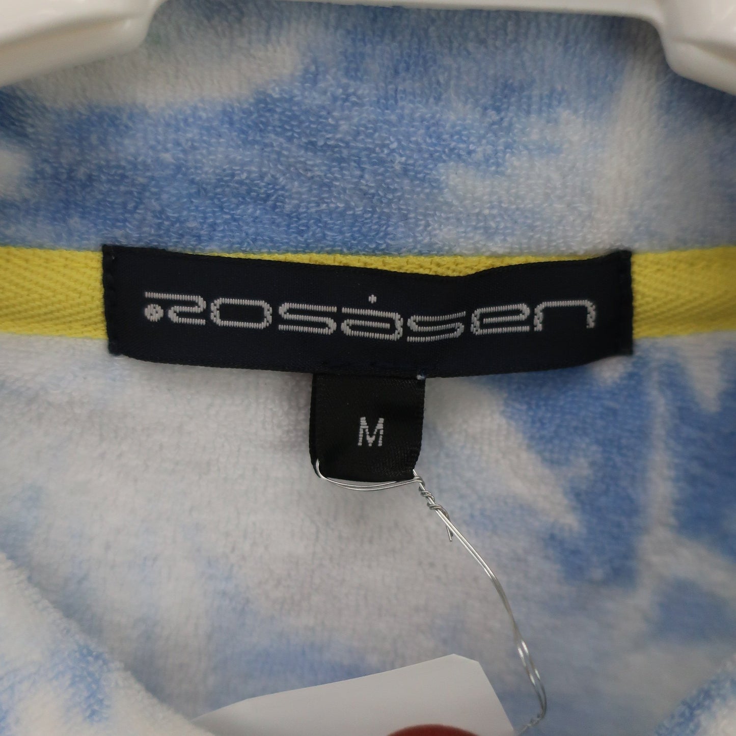 Rosasen(ロサーセン) ポロシャツ 白水色 メンズ M A