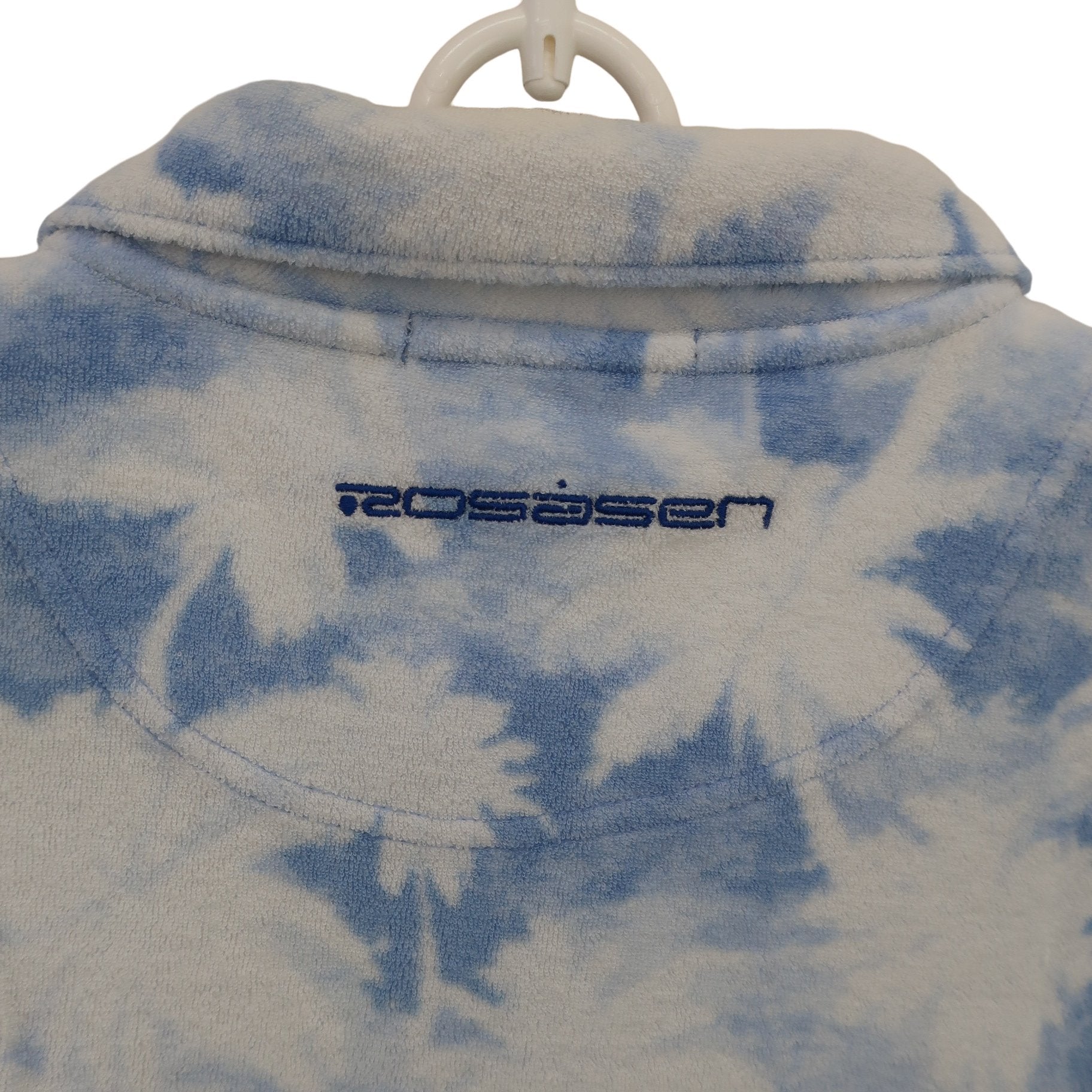 Rosasen(ロサーセン) ポロシャツ 白水色 メンズ M A