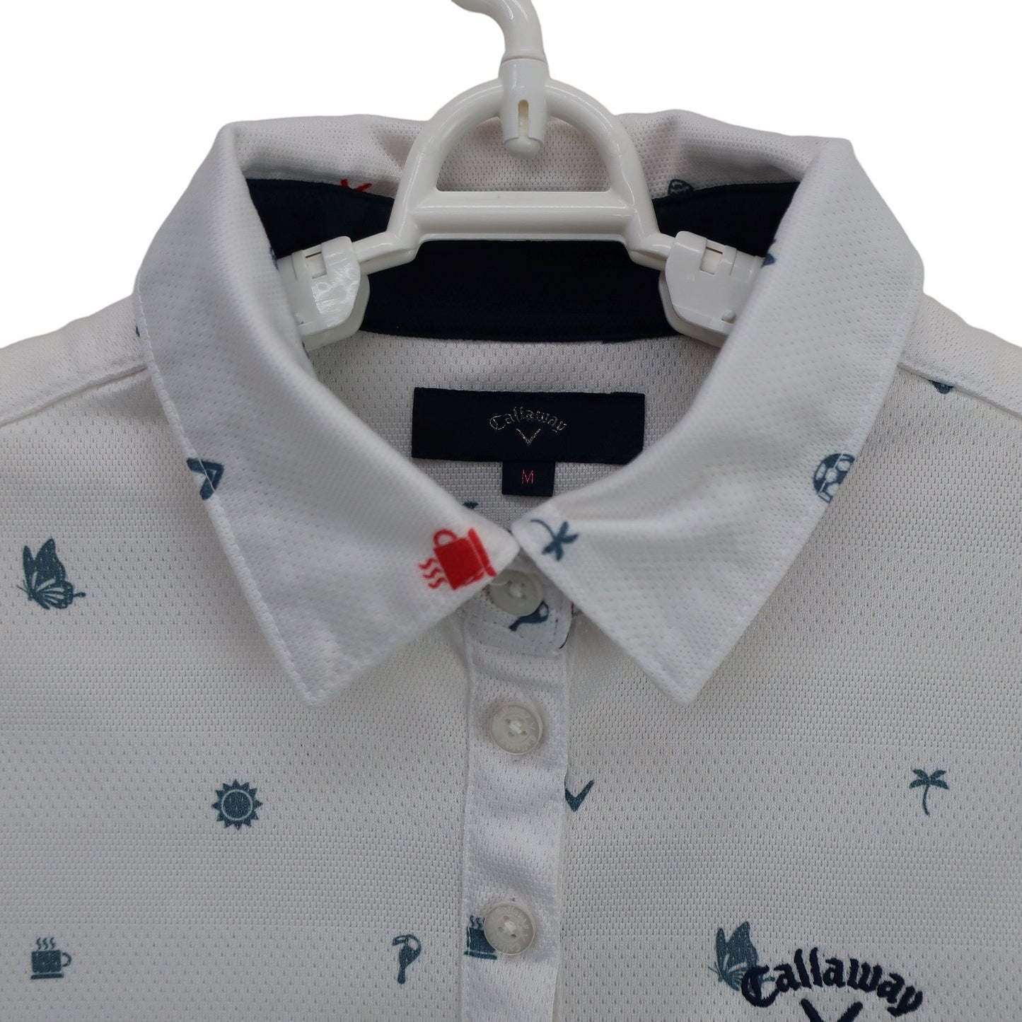 Callaway(キャロウェイ) ポロシャツ 白 レディース M 241-7157902 A