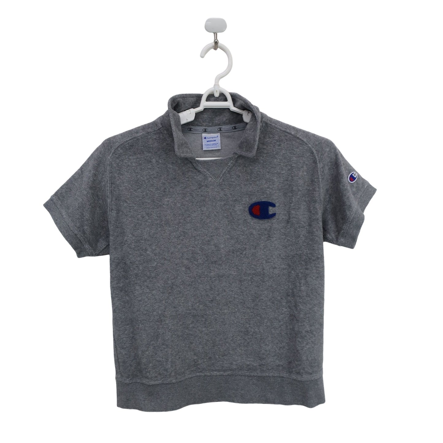 Champion(チャンピオン) ポロシャツ グレー レディース M A
