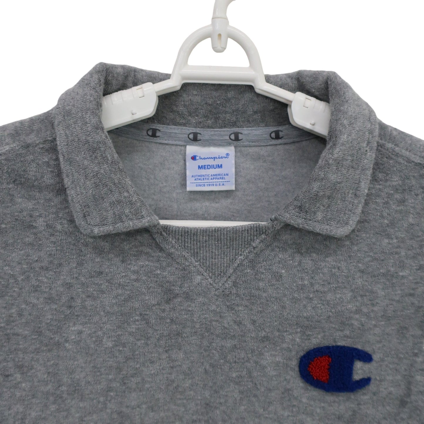 Champion(チャンピオン) ポロシャツ グレー レディース M A