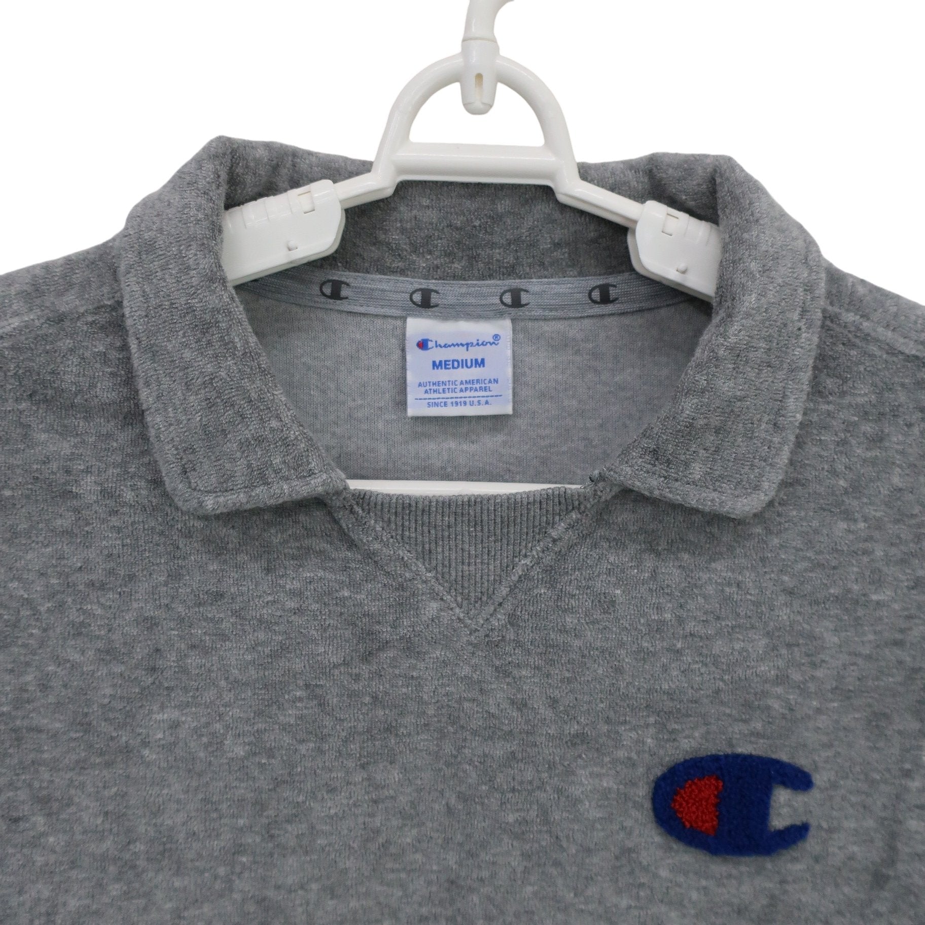 Champion(チャンピオン) ポロシャツ グレー レディース M A